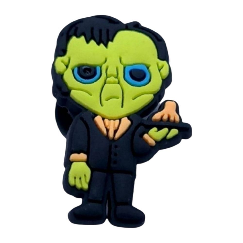 Wednesday Addams Croc Charm | Gothic Jibbitz Style Shoe Charms Accessory Fandom